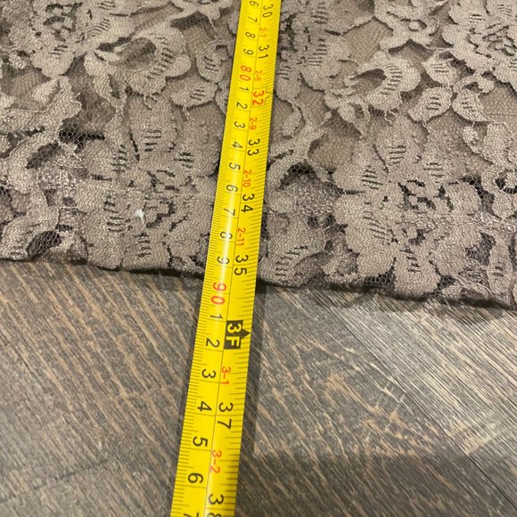 Style&Co Tan Lace Overlay Dress Size Small - Picture 10 of 10